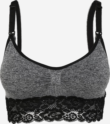 Regular Soutien-gorge d’allaitement 'Mommy Nursing' MAGIC Bodyfashion en gris : devant