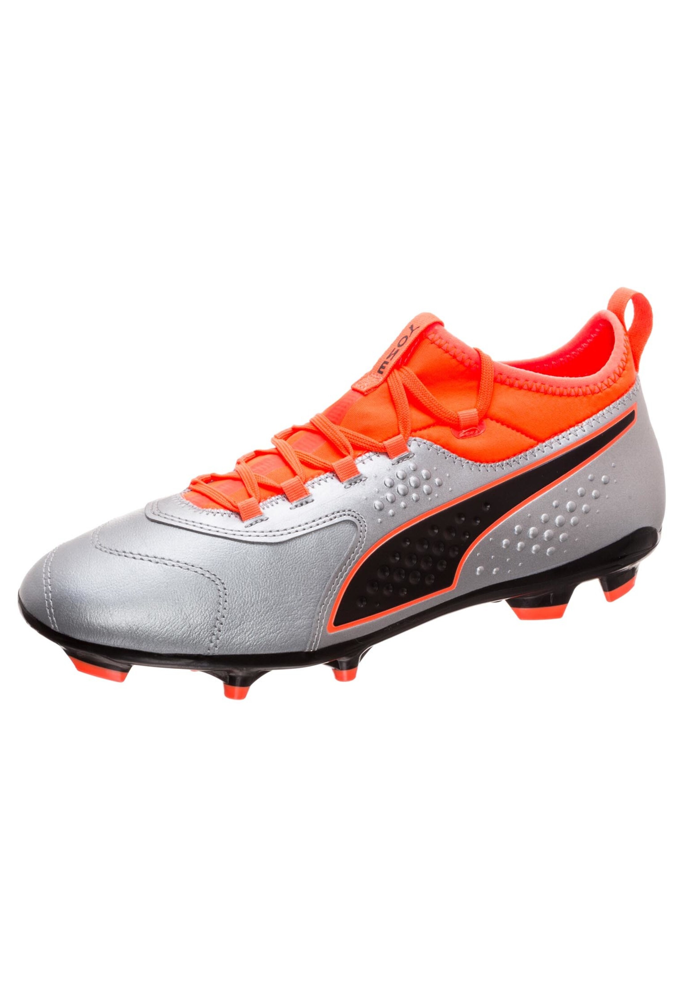 PUMA - Voetbalschoen 'ONE 3 Leather AG' in de kleur Oranjerood
