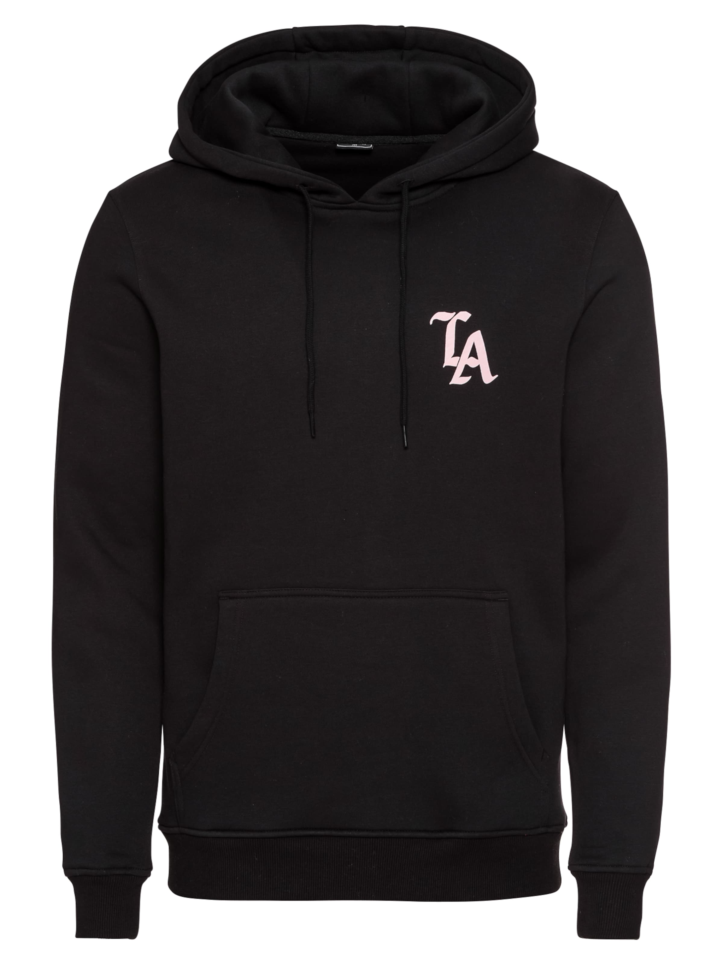 Felpa 'LA' di Mister Tee in nero: frontale