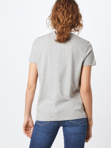 T-shirt 'Heritage' TOMMY HILFIGER en gris : derrière