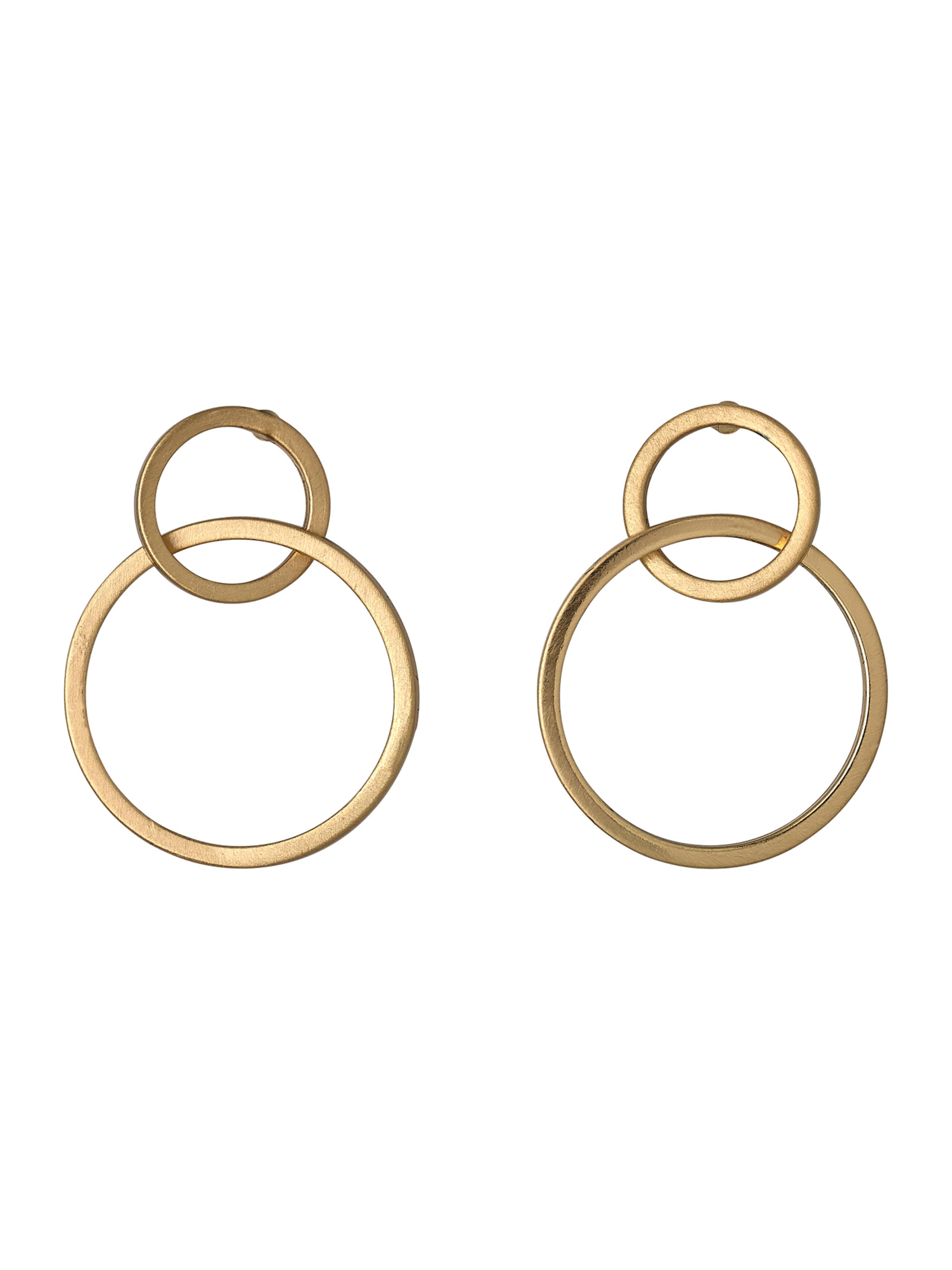 Pilgrim Kõrvarõngas 'Harper', värv Kuld: eest vaates