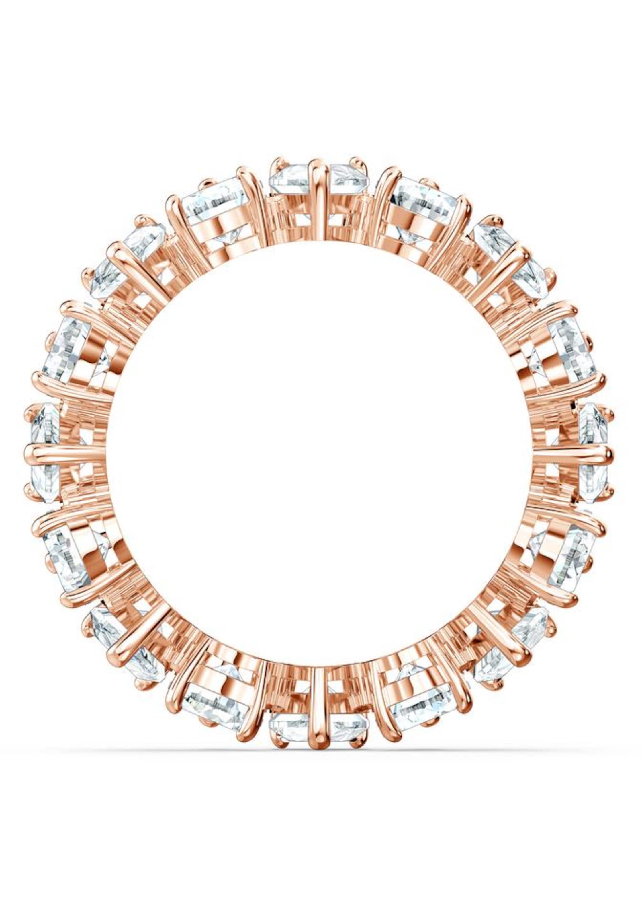 Swarovski Ring in Gold: Vorderseite