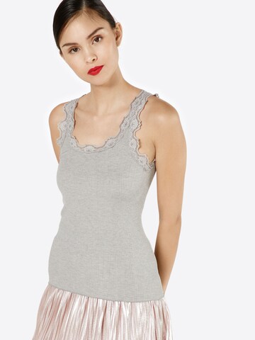 rosemunde Top 'vintage lace' - szürke: elől