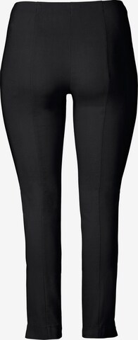 Coupe slim Pantalon à pince SHEEGO en noir