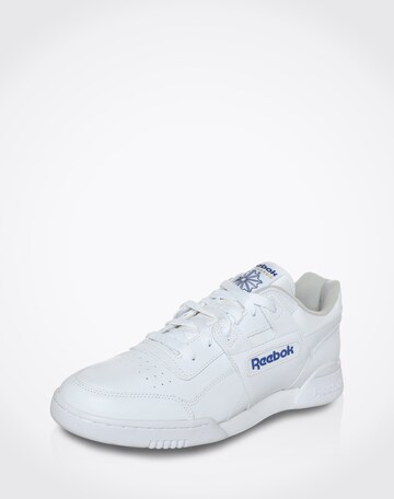 Reebok - Sapatilhas baixas 'Workout Plus' em branco: frente