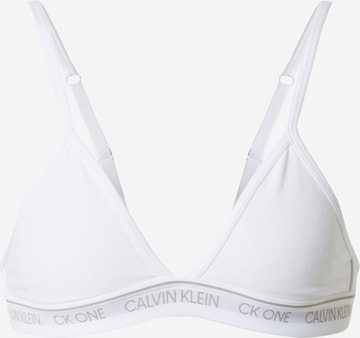 Soutien-gorge Calvin Klein Underwear en blanc : devant