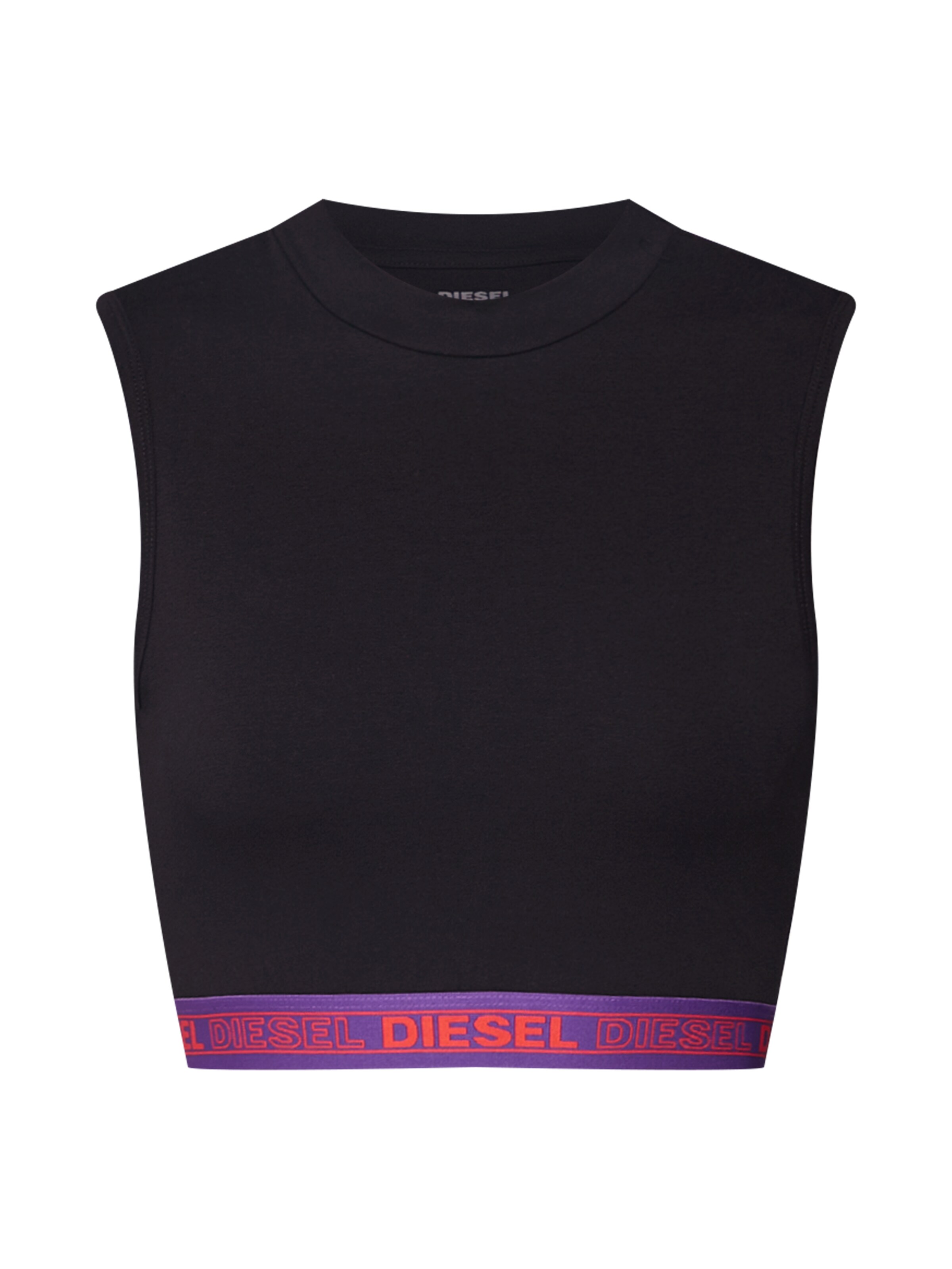 DIESEL - Top 'UFTK-GIORGI' in de kleur Zwart