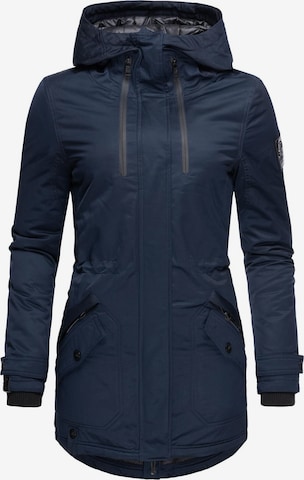 NAVAHOO Winterparka in Blauw: voorkant