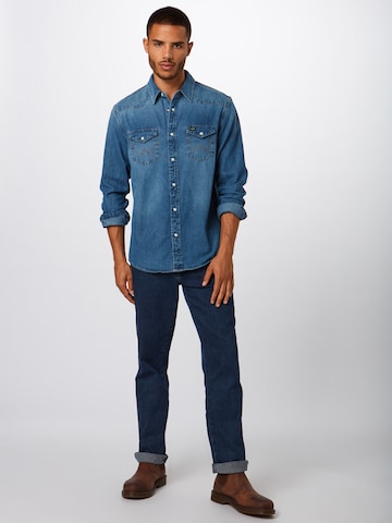 Regular fit Camicia di WRANGLER in blu