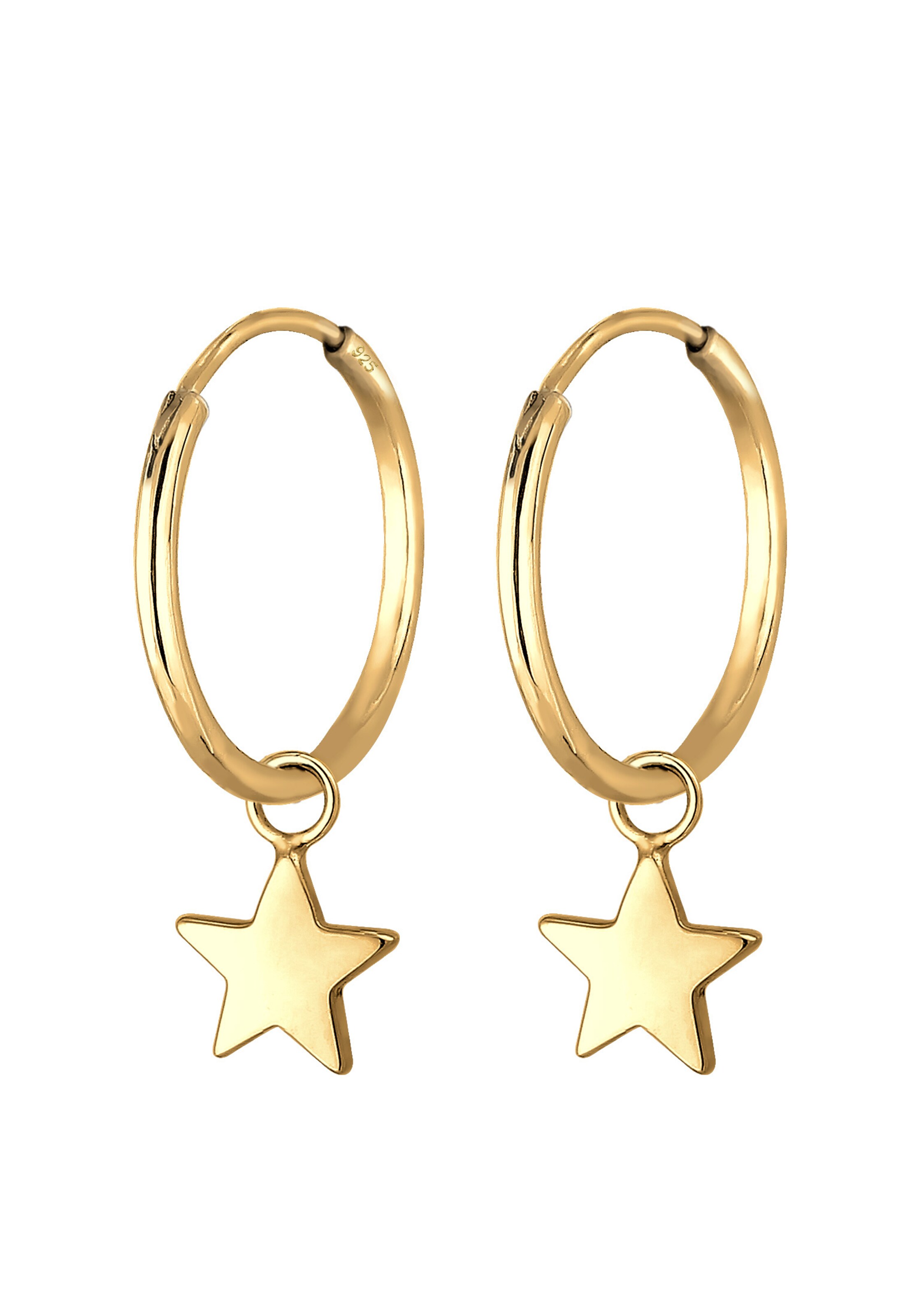 ELLI Earrings in Gold: front