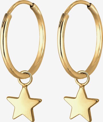 ELLI Earrings in Gold: front