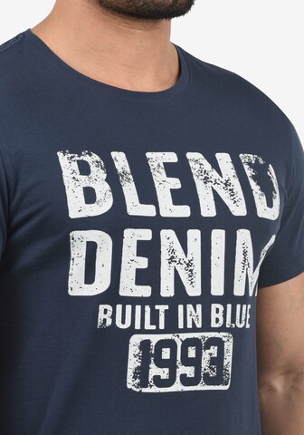 BLEND Rundhalsshirt 'Dano' in Blau