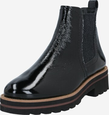 Paul Green Chelsea Boots i sort: forside