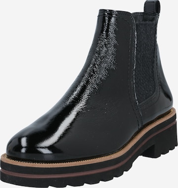 Paul Green Chelsea Boots in Schwarz: predná strana