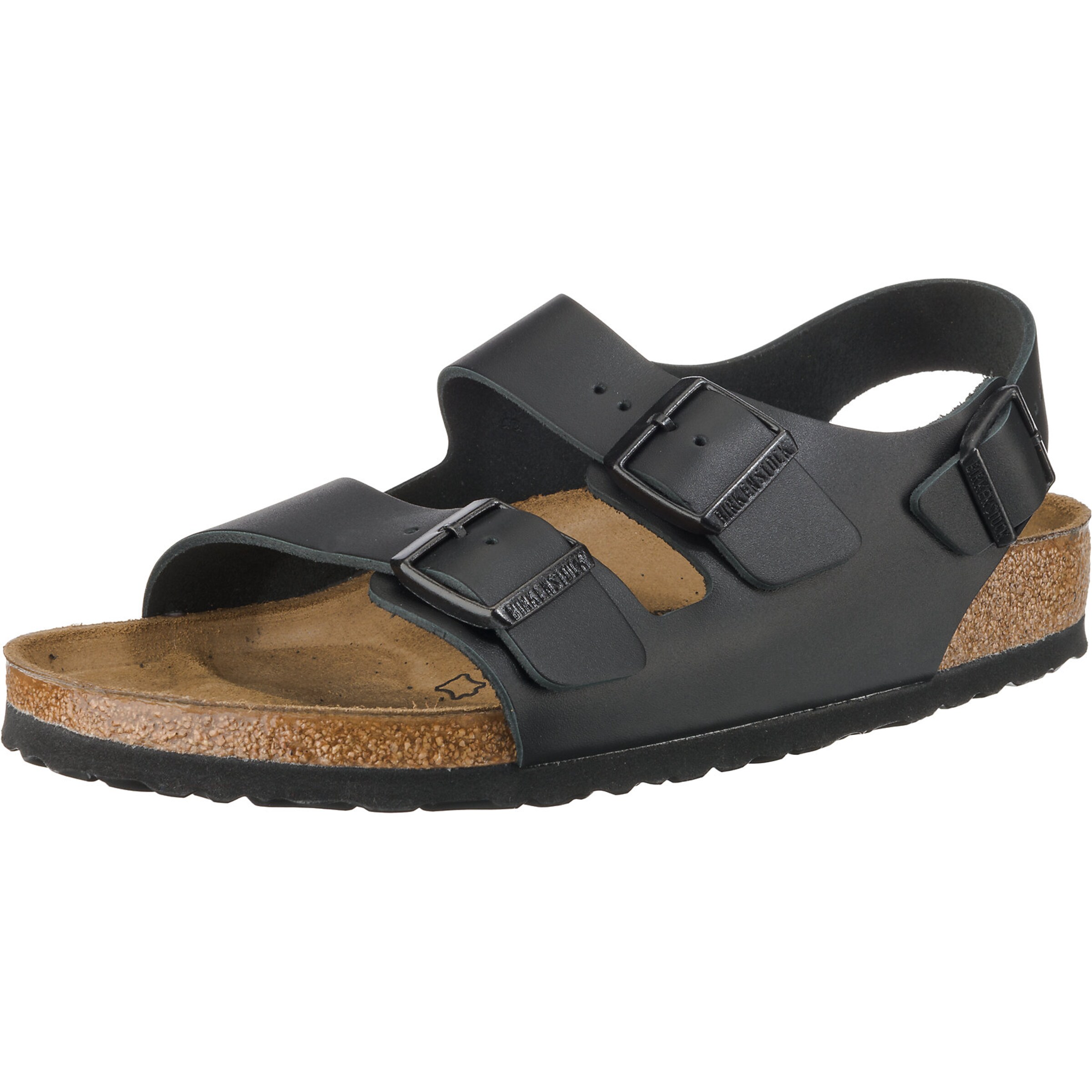 BIRKENSTOCK Sandaalit 'Milano' värissä musta: etupuoli