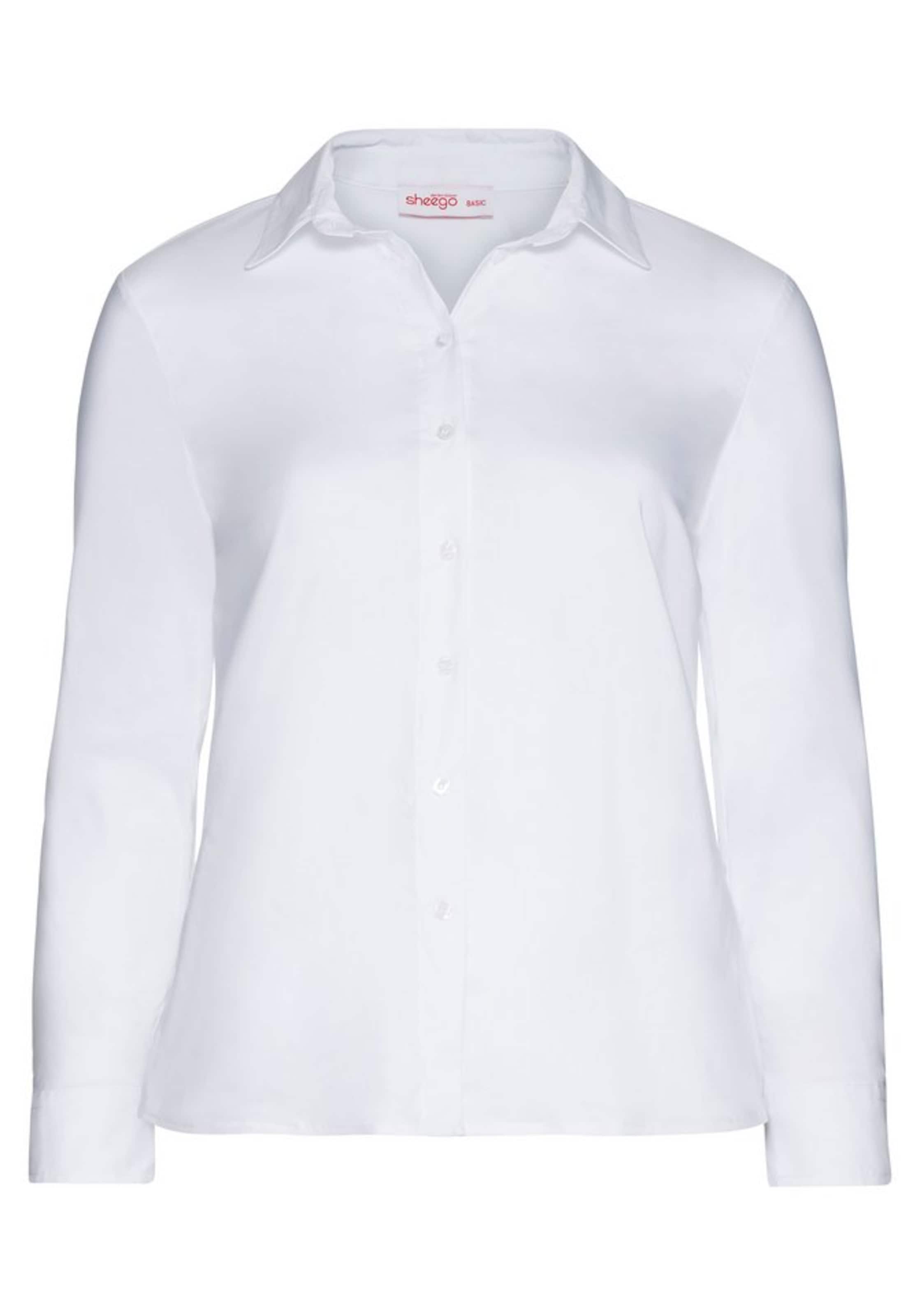 SHEEGO Bluza | bela barva, Prikaz izdelka