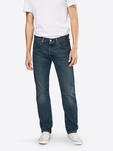 LEVI'S ® Regular Jeans '501' in Blauw: voorkant