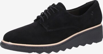 CLARKS Veterschoen 'Sharon Noel' in Zwart: voorkant