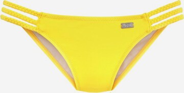 Pantaloncini per bikini 'Happy' di BUFFALO in giallo: frontale