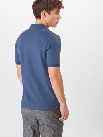 OLYMP Slim Fit Poloshirt 'Level 5' in Blau: Rückseite