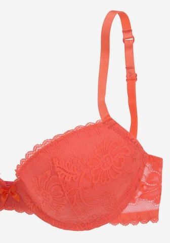 LASCANA Push-up Bra in Orange