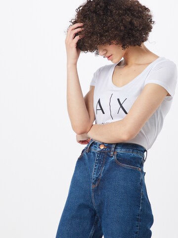 ARMANI EXCHANGE Tričko '8NYT70' – bílá