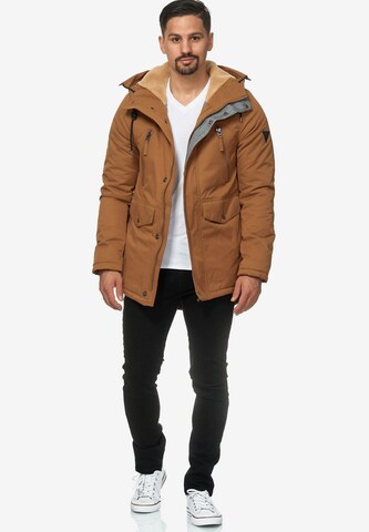 Parka d’hiver 'Loaf ' INDICODE JEANS en marron