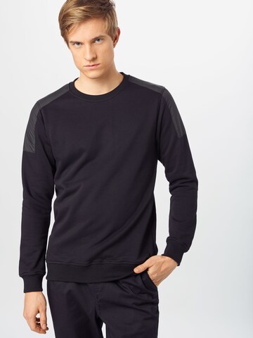 Urban Classics Regular Fit Sweatshirt in Schwarz: predná strana