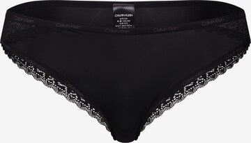 Calvin Klein Underwear Σλιπ 'Flirty' σε μαύρο: μπροστά