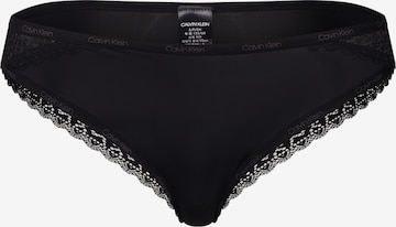 Slip 'Flirty' Calvin Klein Underwear en noir : devant