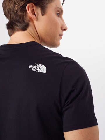 THE NORTH FACE Klasický střih Tričko 'Fine' – černá