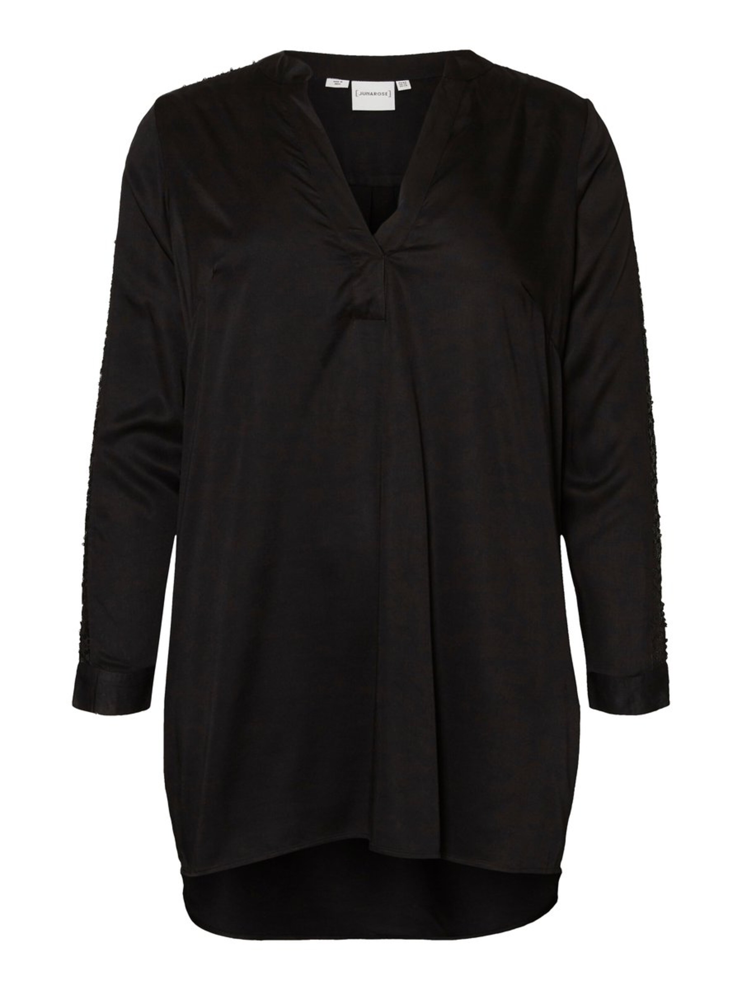 Junarose - Tuniek in de kleur Zwart