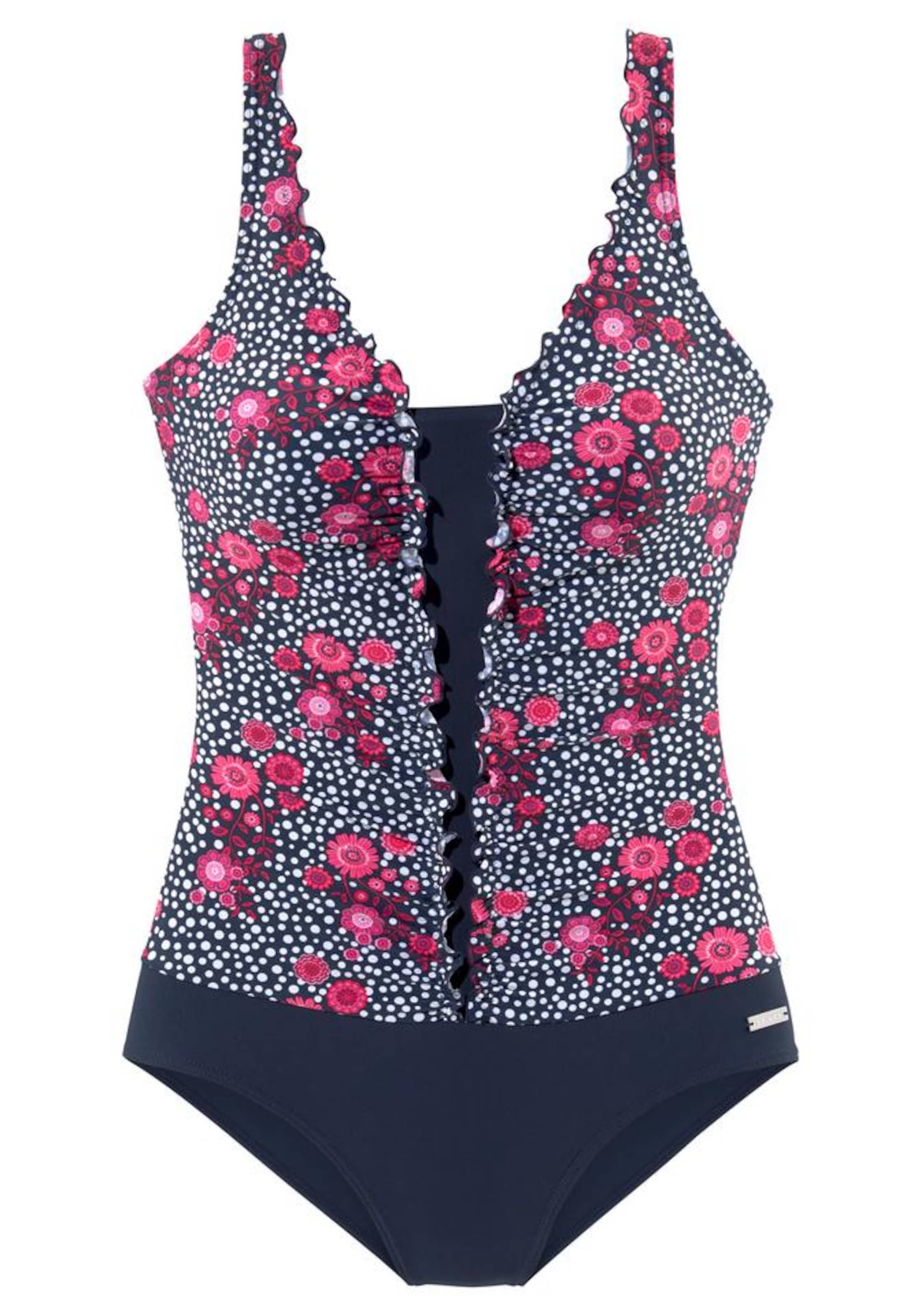 LASCANA - Bustier Traje de baño en azul: frente