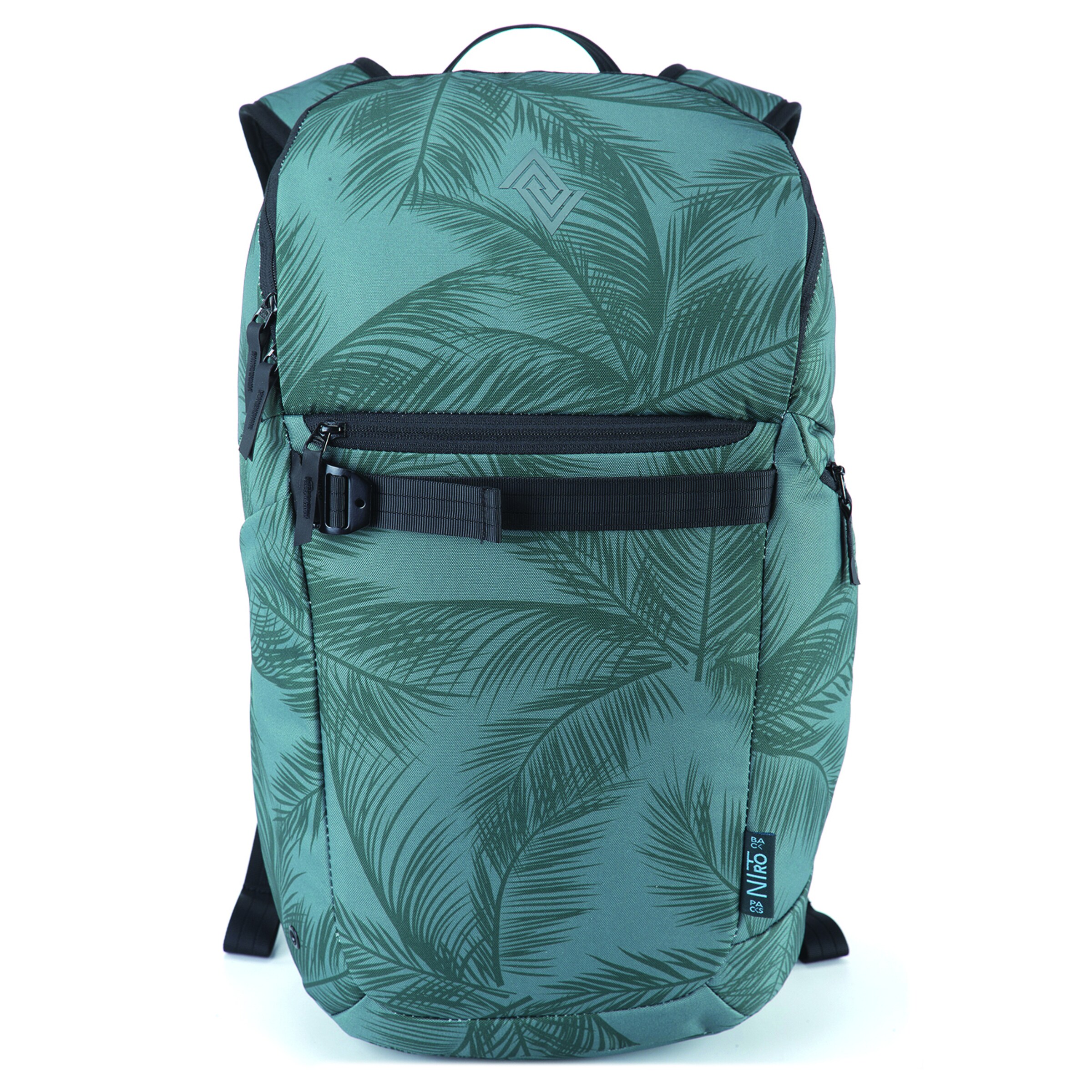 NitroBags Backpack in Green: front