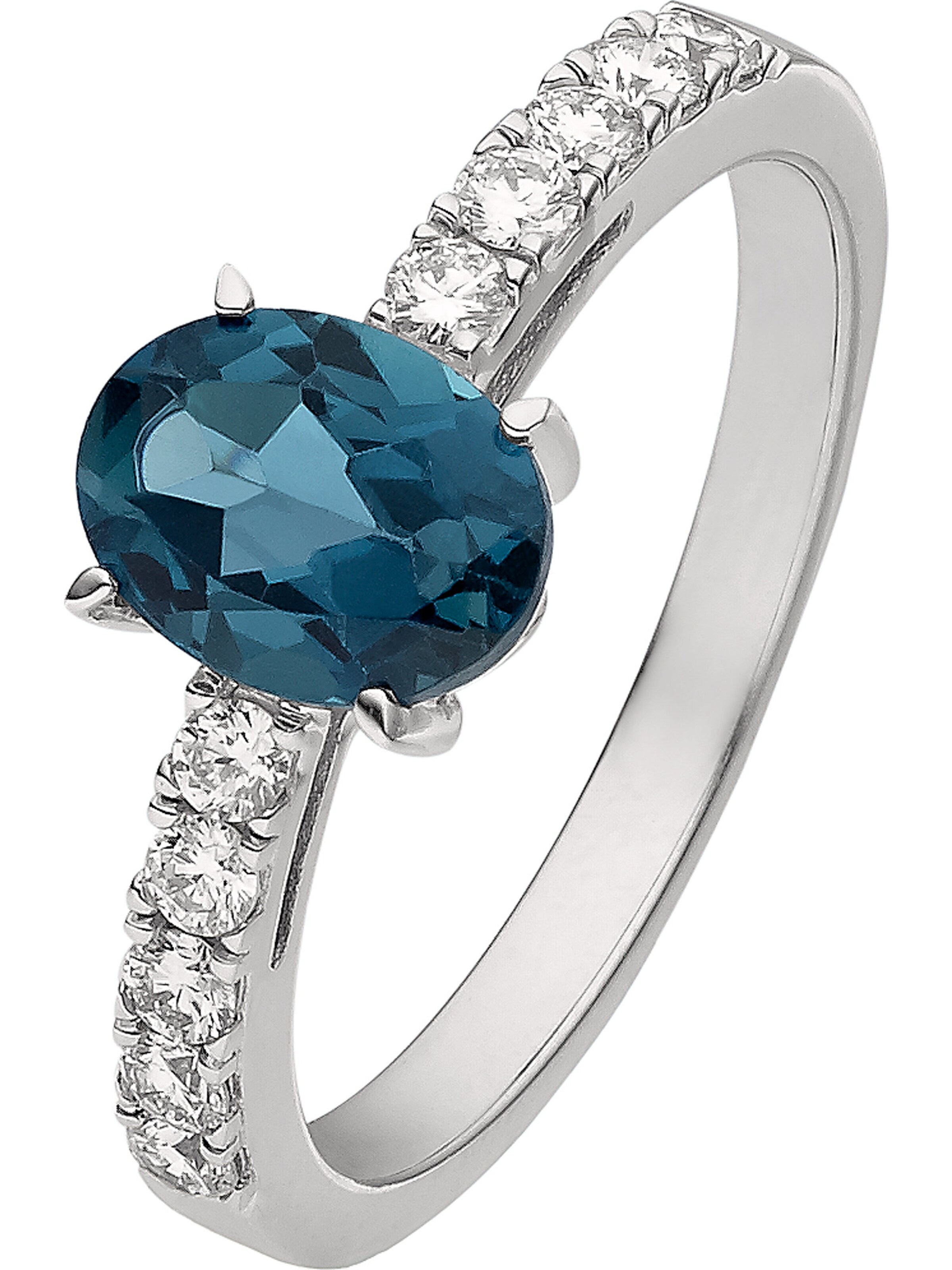 CHRIST Ring '86775336' in Silver: front