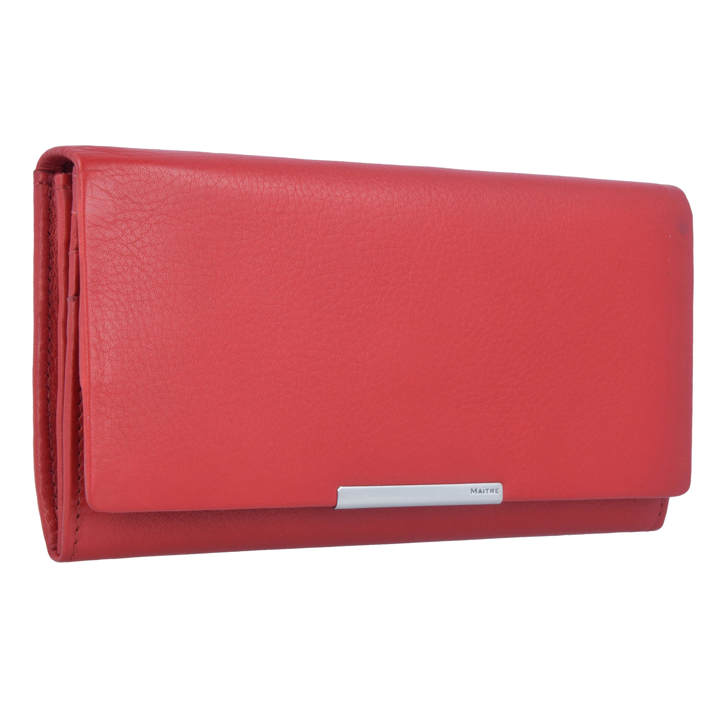 Maître Portemonnee 'Belg Diedburg' in Rood