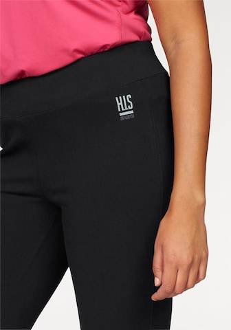 H.I.S Flared Jazzpants 2er Pack in Schwarz