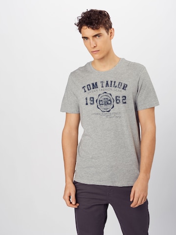 TOM TAILOR Regular Fit T-Shirt in Blau: predná strana