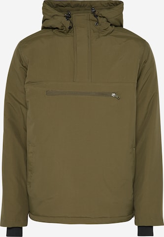 Urban Classics Between-Season Jacket in Green: front