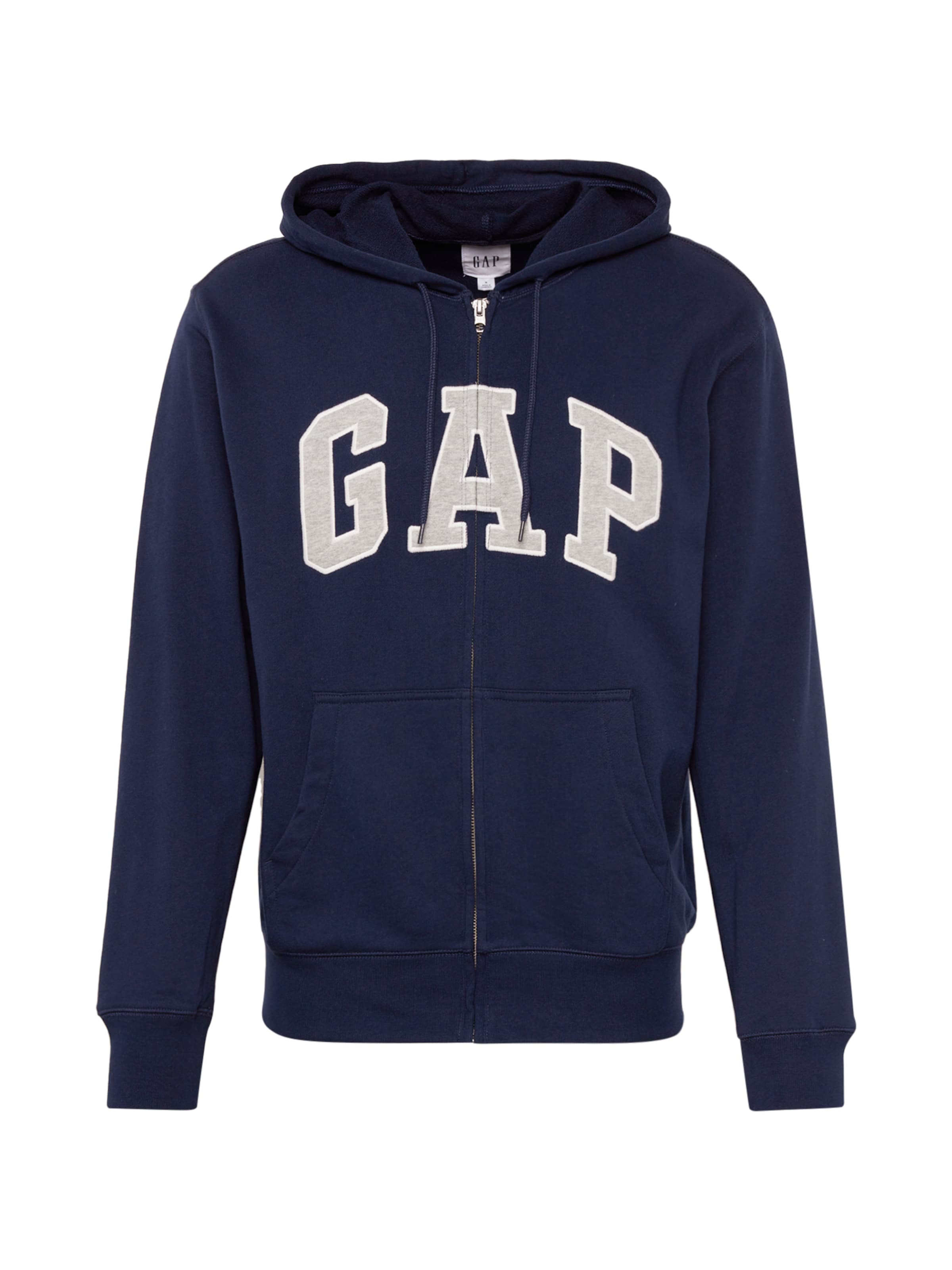 GAP - Sweatvest 'XLS FT ARCH FZ HD' in de kleur Navy