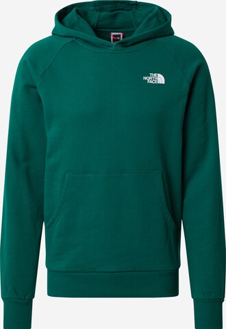 THE NORTH FACE Sweatshirt 'Red Box' in Grün: predná strana