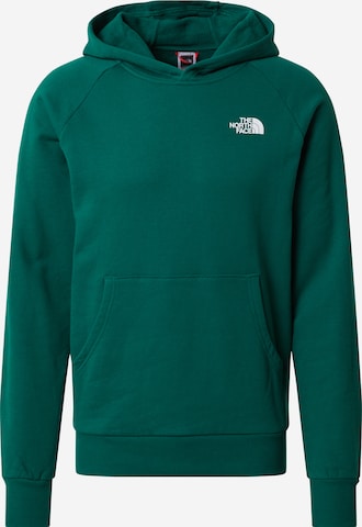 THE NORTH FACE Sweatshirt 'Red Box' in Groen: voorkant