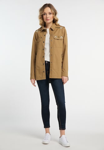 DREIMASTER - Chaqueta de entretiempo en marrón: frente