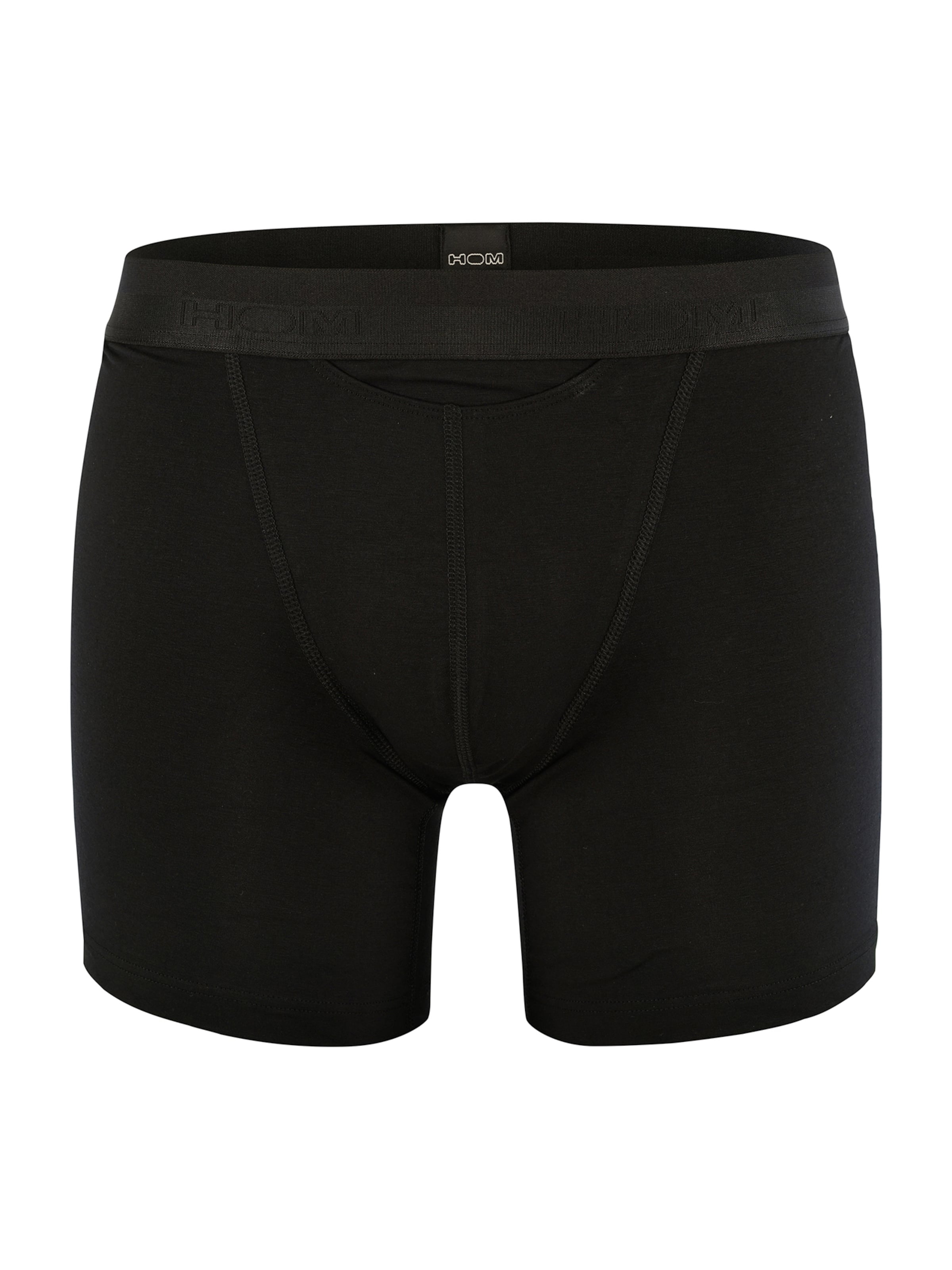 Boxers HOM en noir : devant