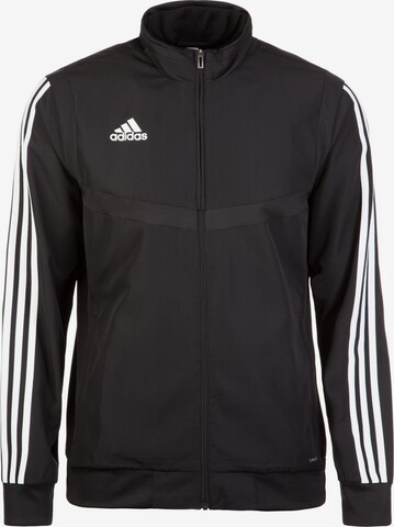 ADIDAS SPORTSWEAR Athletic Jacket 'Tiro 19' in Black: front