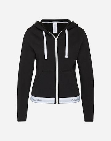 Calvin Klein Underwear Regular Zip-Up Hoodie in Black