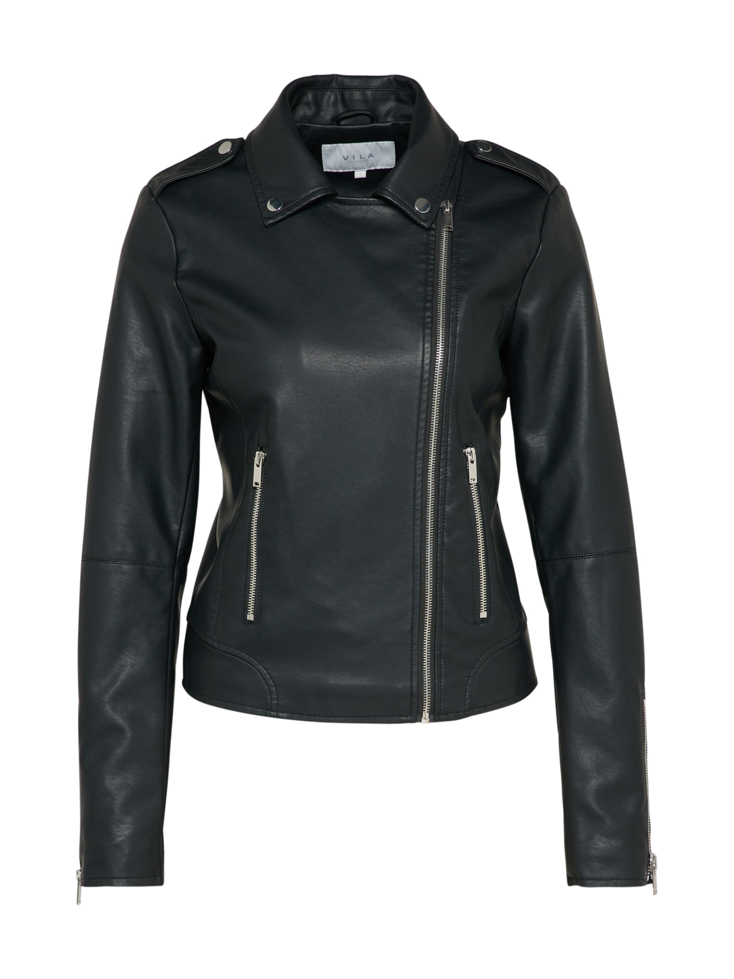 VILA Демисезонная куртка ' VICara ' в Черный: спереди