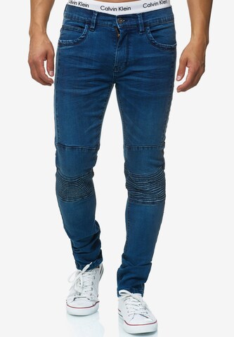 INDICODE JEANS Skinny Jeans 'Ashbridge' in Blau: predná strana