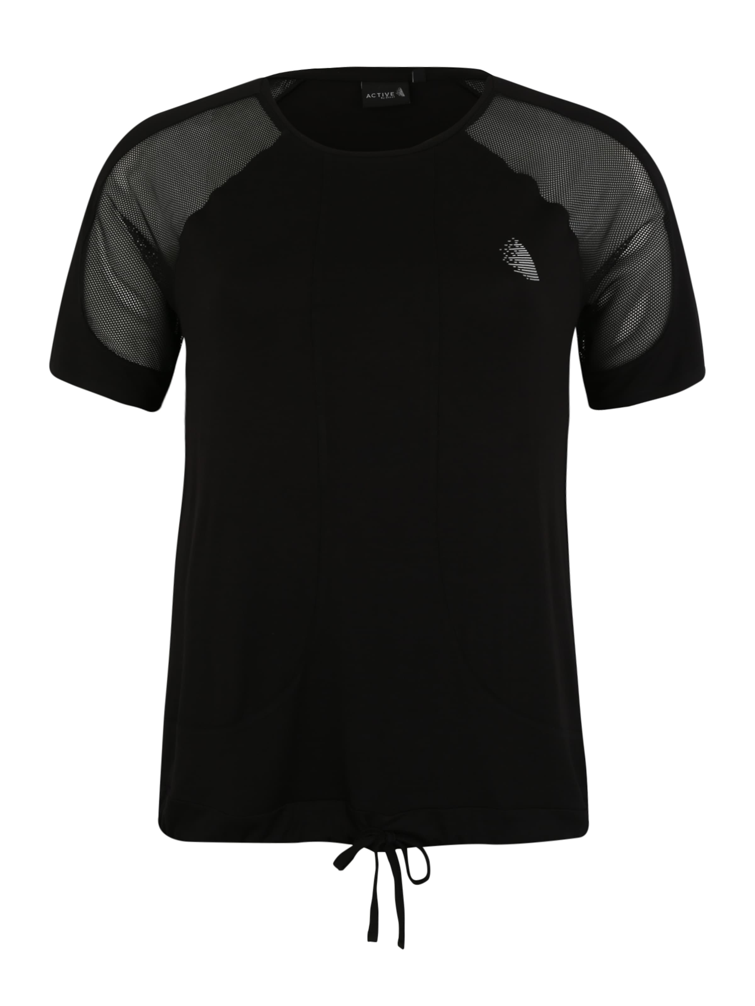 Active by Zizzi - Functioneel shirt 'ACADY' in de kleur Zwart