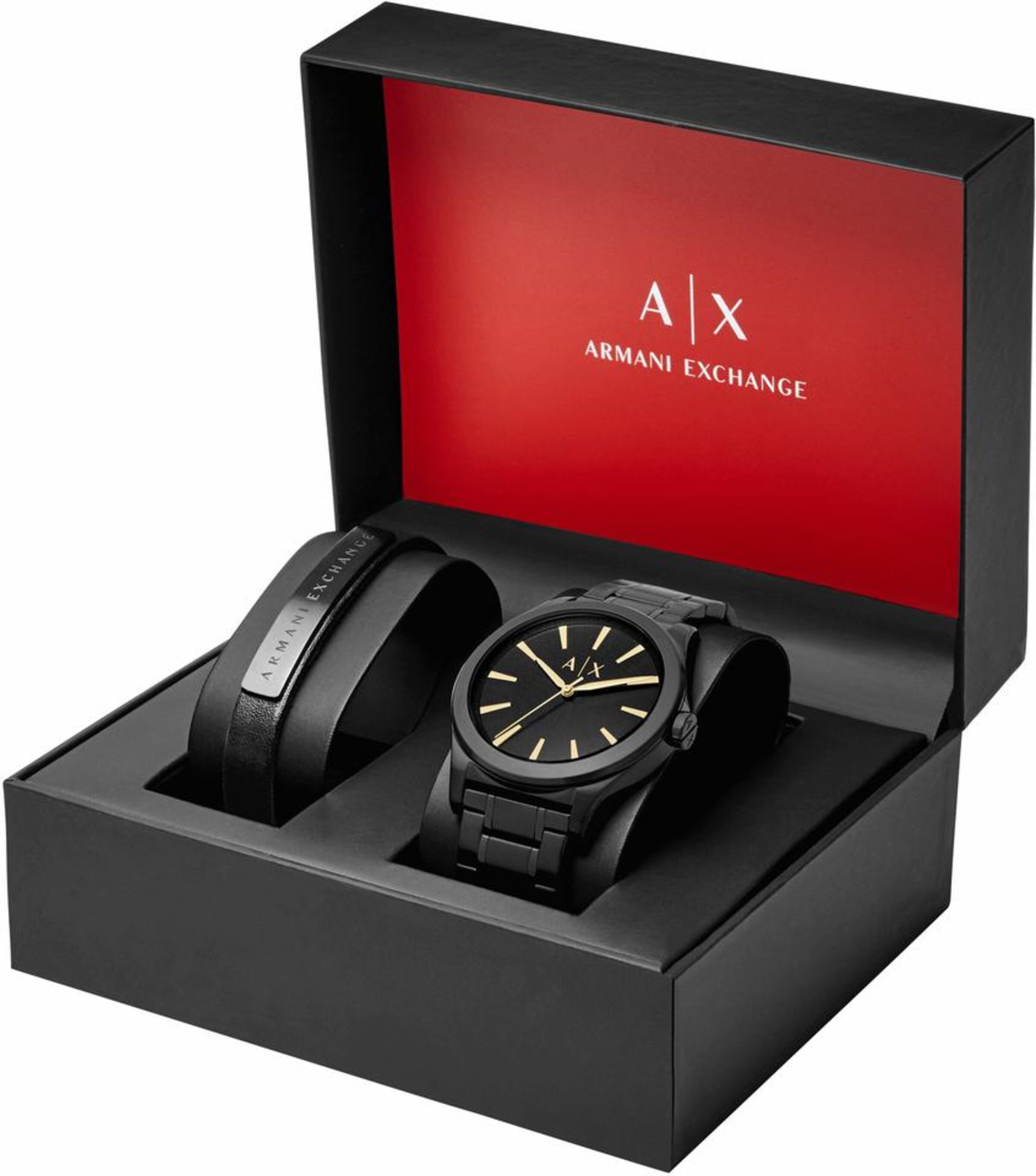 ARMANI EXCHANGE Uhr in Schwarz